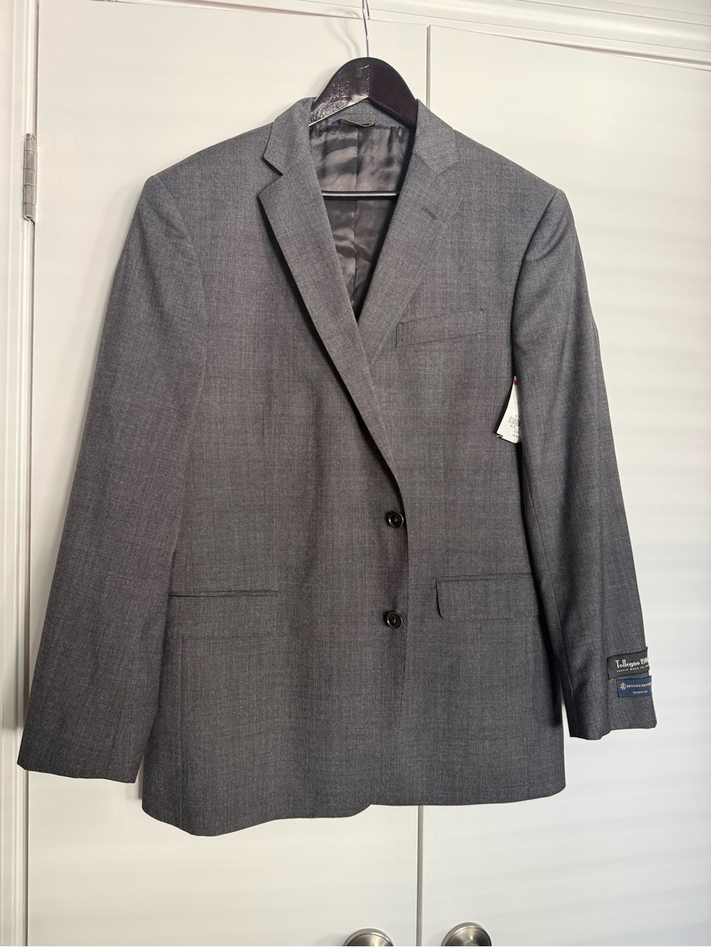 Brooks Brothers Gray Two-Button Sport Coat